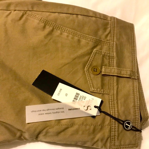 NEW Talbots Khaki Ankle Pants - Picture 3 of 8